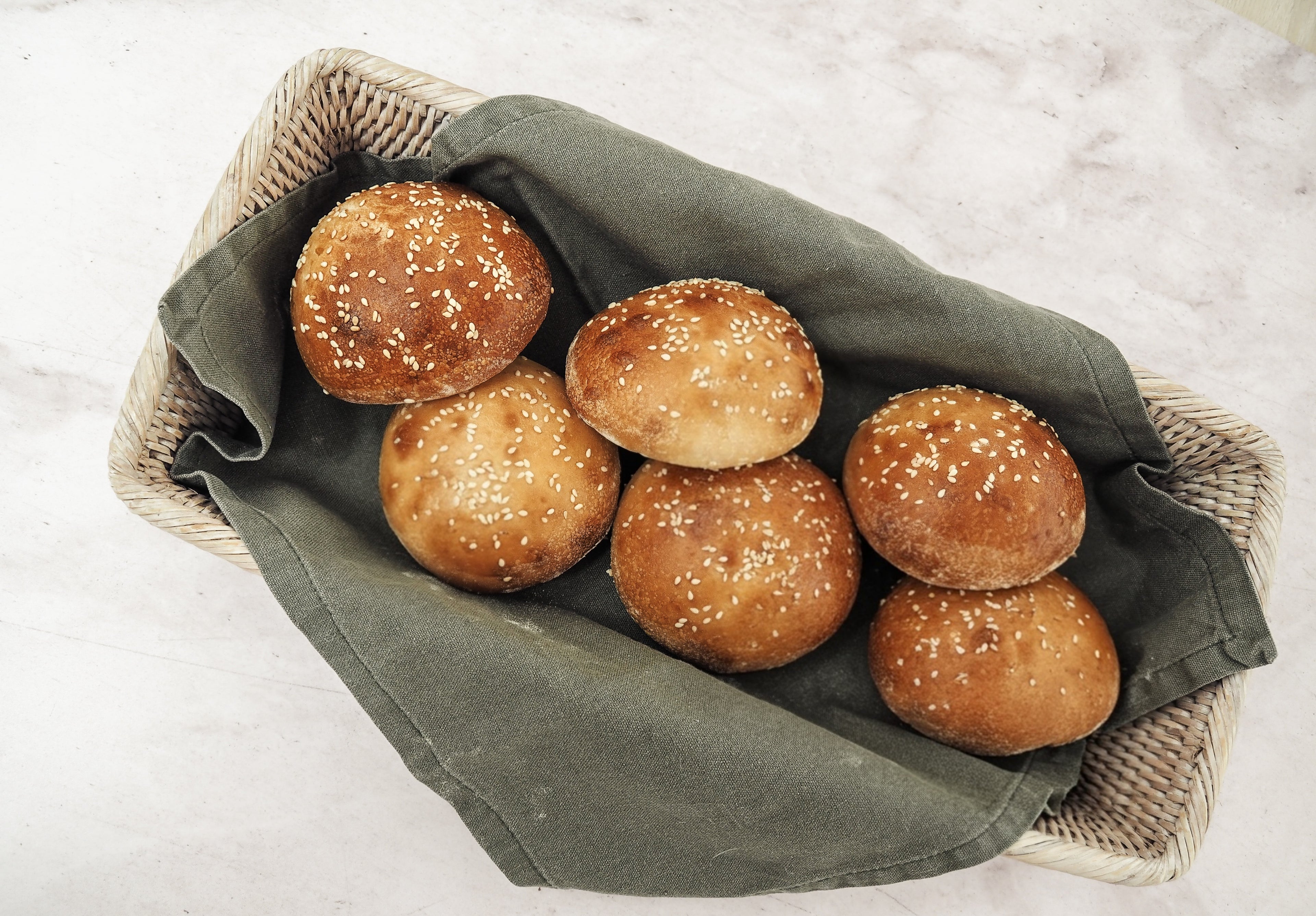 Sourdough Burger Buns Recipe